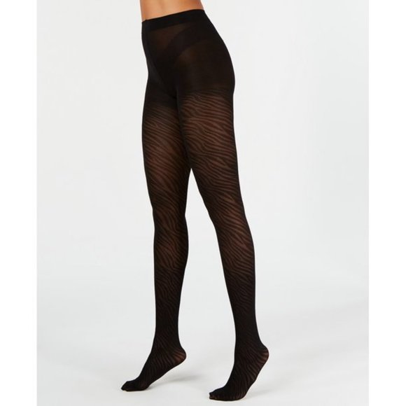 Inc International Concepts Zebra Tights- Black SIZE: XS/S - Picture 1 of 5